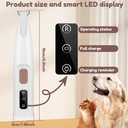 BrightPaws LED Grooming Clipper