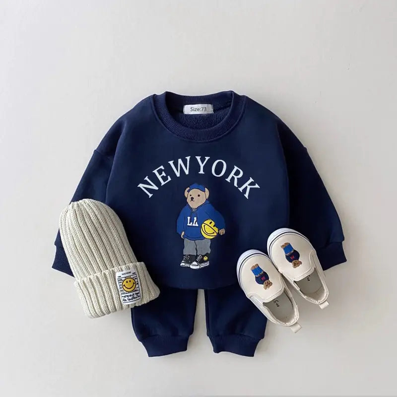 Baby Casual Hoodie and Pants Set